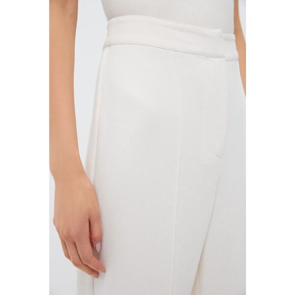 TUCKERNUCK Pearl White Crepe Versailles Pant Size 14 NWT Retail $228 Tuckernuck - Picture 7 of 8